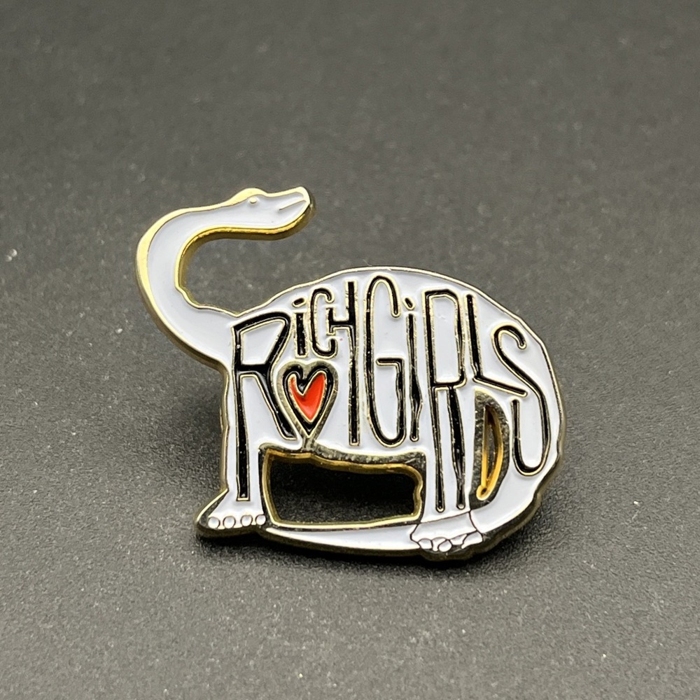 Rich Girls Heart‎ Dinosaur Lapel Hat Pin